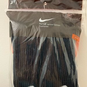 Nike Performance Socks 6 Pairs Size 8-12 Black